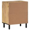 vidaXL Bedside Cabinet Natural Wood Solid Mango Wood Bedside Cabinet