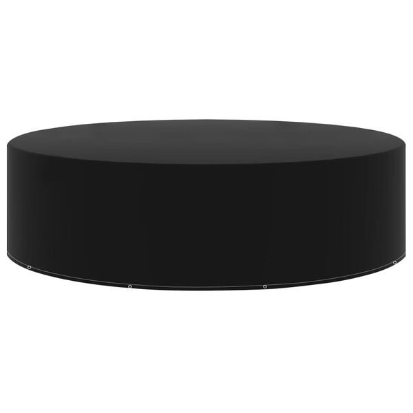 vidaXL Garden Furniture Cover Black Polyethylene, Aluminum