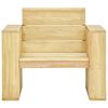 vidaXL Garden Lounge Set Brown Treated Pine Wood Large Durable