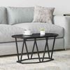 vidaXL Coffee Table Black Oak 80 x 40 x 40.5 cm