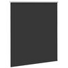 vidaXL Roller Blind Black 100% Polyester 53x69 in Height-Adjustable