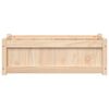 vidaXL Garden Planter Set of 2 Natural wood Solid pine wood