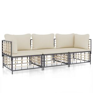 vidaXL Garden Lounge Set Anthracite