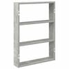 vidaXL Wall Shelf Concrete Grey Engineered Wood Medium Wall Shelf