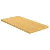 vidaXL Table Top Natural Bamboo Medium Rounded Corners Surface