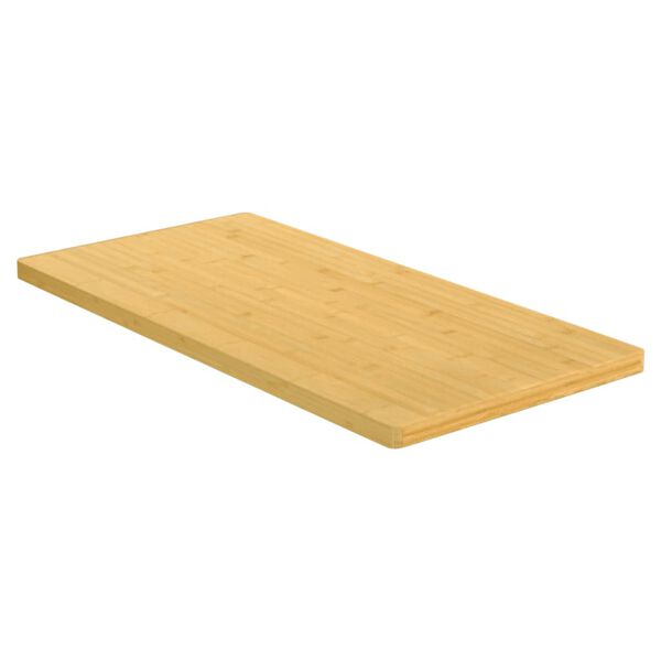 vidaXL Table Top Natural Bamboo Medium Rounded Corners Surface