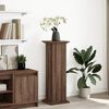 vidaXL Display Stand Brown Oak Engineered Wood Display Stand Square