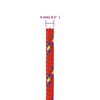 vidaXL Boat Rope Red 0.16 " 164.0 ' Polypropylene