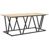 vidaXL Coffee Table Sonoma Oak 39.37 x 19.69 x 15.75 in