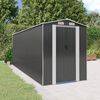 vidaXL Garden Shed Anthracite Galvanized steel 573.5 ft²