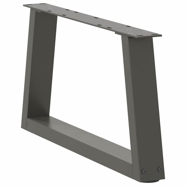 vidaXL Dining Table Leg Set of 2 Anthracite Powder-coated steel