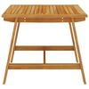 vidaXL Outdoor Dining Set Natural Wood Solid Acacia wood 5-Piece Durable