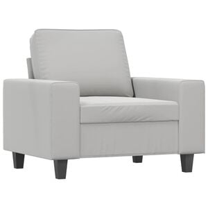 vidaXL Sofa Chair Light Grey