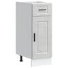 vidaXL Kitchen Base Cabinet Concrete grey Engineered wood Small