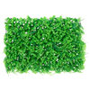 vidaXL Artificial Fern Leaf Fence Set of 24 Green Polyethylene (PE) L