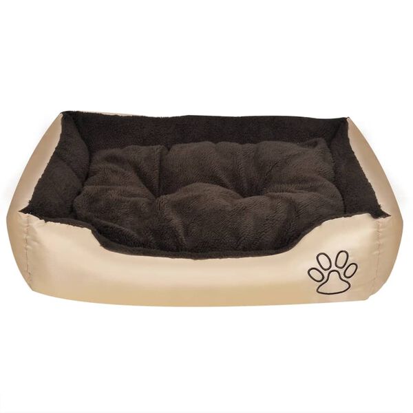 vidaXL Warm Dog Bed with Padded Cushion M