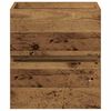 vidaXL Sink Cabinet Black oak 41 x 39 x 62 cm Engineered wood