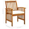 vidaXL Garden Dining Set Wooden Solid acacia wood Seats 2