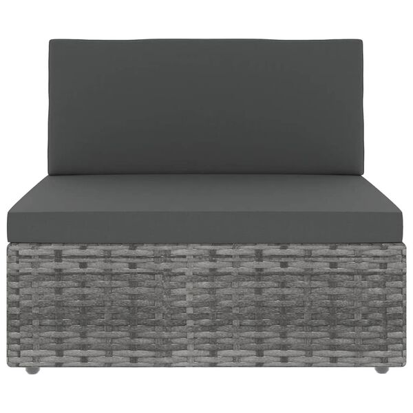 vidaXL Garden Lounge Set Gray, Anthracite