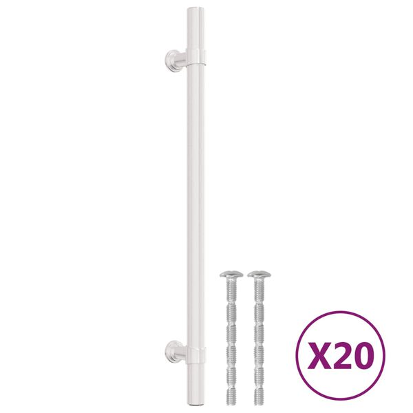 vidaXL Cabinet Handle Set of 20 Silver Stainless steel 7.6 in