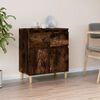 vidaXL Sideboard Smoked Oak Engineered Wood 23.6 x 13.8 x 27.6 in