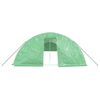 vidaXL Greenhouse Green Polyethylene (PE) cover, Galvanized steel frame