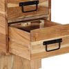 vidaXL Bedside Cabinet Natural Acacia Solid Acacia wood