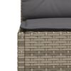 vidaXL Garden Sofa Set Grey