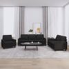 vidaXL Sofa Set Black