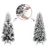 vidaXL Artificial Christmas Tree with 300 LEDs White 94.49 in