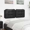 vidaXL Headboard Cushion Black