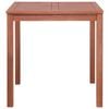 vidaXL Garden Table Brown 31.5" x 31.5" x 29.1" solid acacia wood