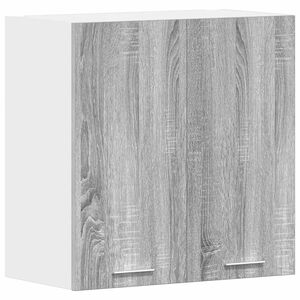 vidaXL Hanging Cabinet Grey Sonoma Engineered Wood Medium