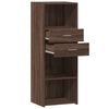 vidaXL Highboard Brown oak Engineered wood Large Highboard Rectangular