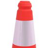 vidaXL Reflective Traffic Cones with Heavy Bases 10 pcs 19.7 "
