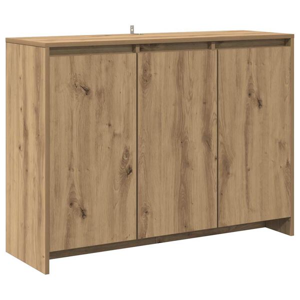 vidaXL Sideboard Artisan Oak Engineered Wood 40.2 x 13.0 x 29.5 in