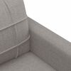 vidaXL 2-seater Sofa Taupe 100% Polyester Fabric Medium 2-Seater Sofa
