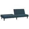 vidaXL Sofa Bed Dark Grey Velvet (100% polyester), wood, foam Medium