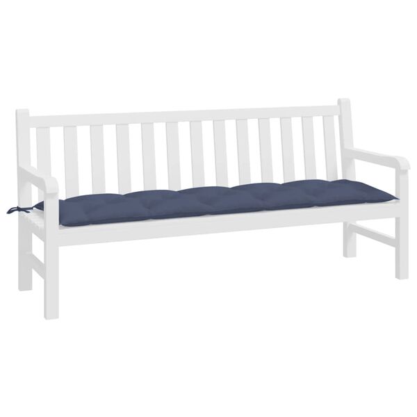 vidaXL Garden Bench Cushion Navy Blue Oxford fabric (100% polyester)
