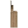 vidaXL Dressing Table Artisan Oak Engineered wood Medium Dressing Table