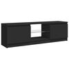 vidaXL TV Cabinet black 47.2" x 11.8" x 14" Engineered wood