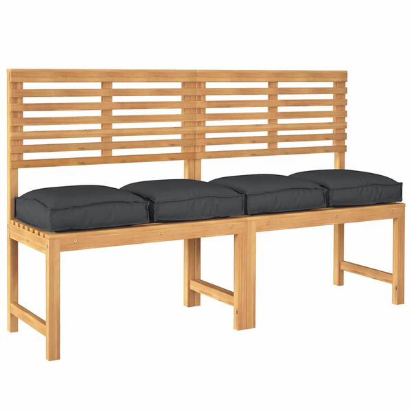 vidaXL Pallet Cushion for suitable for Seat 4 pcs Black 40 x 40 x 8 cm