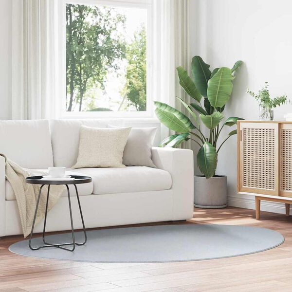 vidaXL Carpet Folding HUARTE Grey 55.12 x 78.74 in Polyester