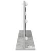 vidaXL Vanity Mirror with Mirror Concrete Grey 39.37 x 17.72 x 7.09 in