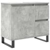 vidaXL Bathroom Furniture Set Concrete Grey Engineered Wood, Iron