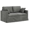 vidaXL Sofa Dark Grey