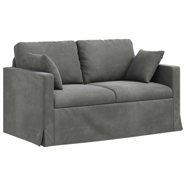 vidaXL Sofa Dark Grey