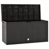 vidaXL Storage Box Anthracite Polypropylene 44.9 x 18.5 x 23.6 in