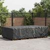 vidaXL Outdoor Furniture Cover Black 305 x 190 x 85 cm 210D