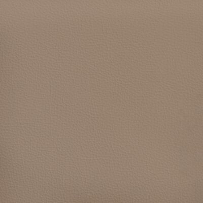 vidaXL 3-Seater Sofa Cappuccino 70.9" Faux Leather
